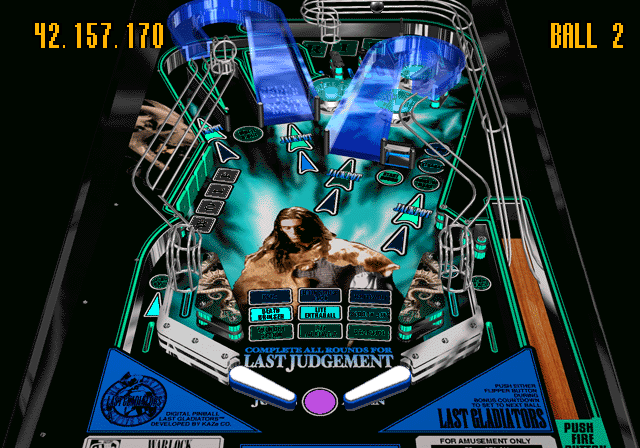 Last Gladiators - Digital Pinball Screenshot 1